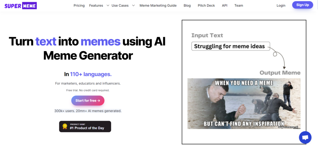 AI meme generator
